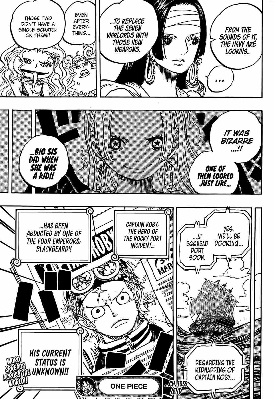 One Piece Manga Chapter 1059 ☁