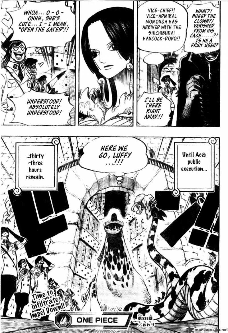 One Piece Chapter 525 Manga Reader